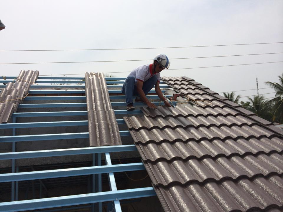 Lợp mái tôn nhà xưởng tại huyện Long Thành